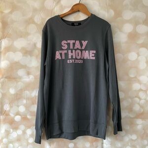 Modern Canvas “Stay at Home” Sweatshirt